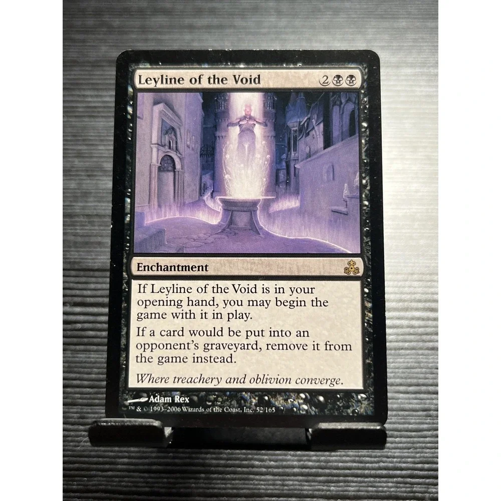 Leyline of‎ the Void Guildpact MTG Magic Rare Black Enchantment Card 52/165